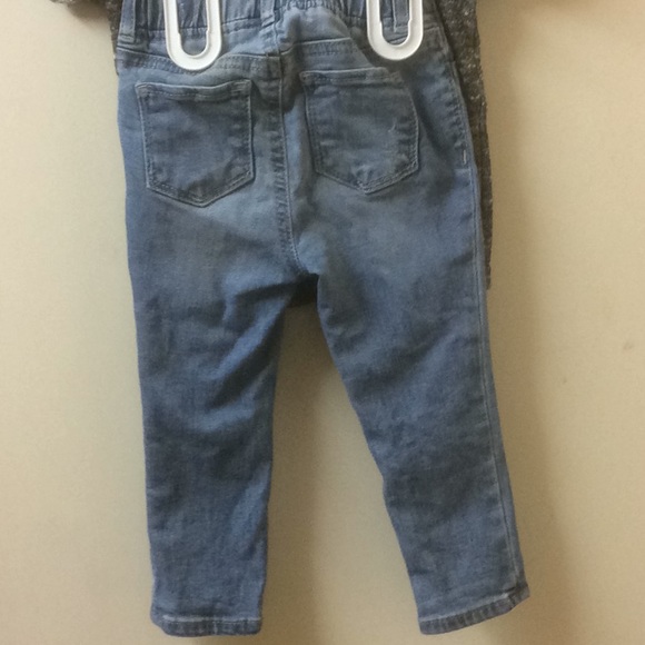 7 For All Mankind shirt/Gap elastic Sz 2Tpants - Picture 8 of 11